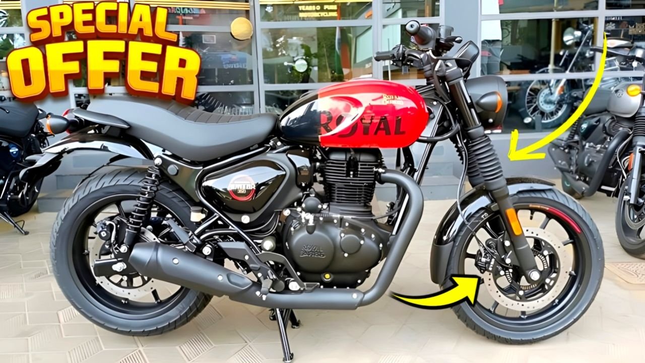 कॉलेज स्टूडेंट की बल्ले बल्ले Royal Enfield Hunter 350 खरीदे सिर्फ 3,111 की EMI पर